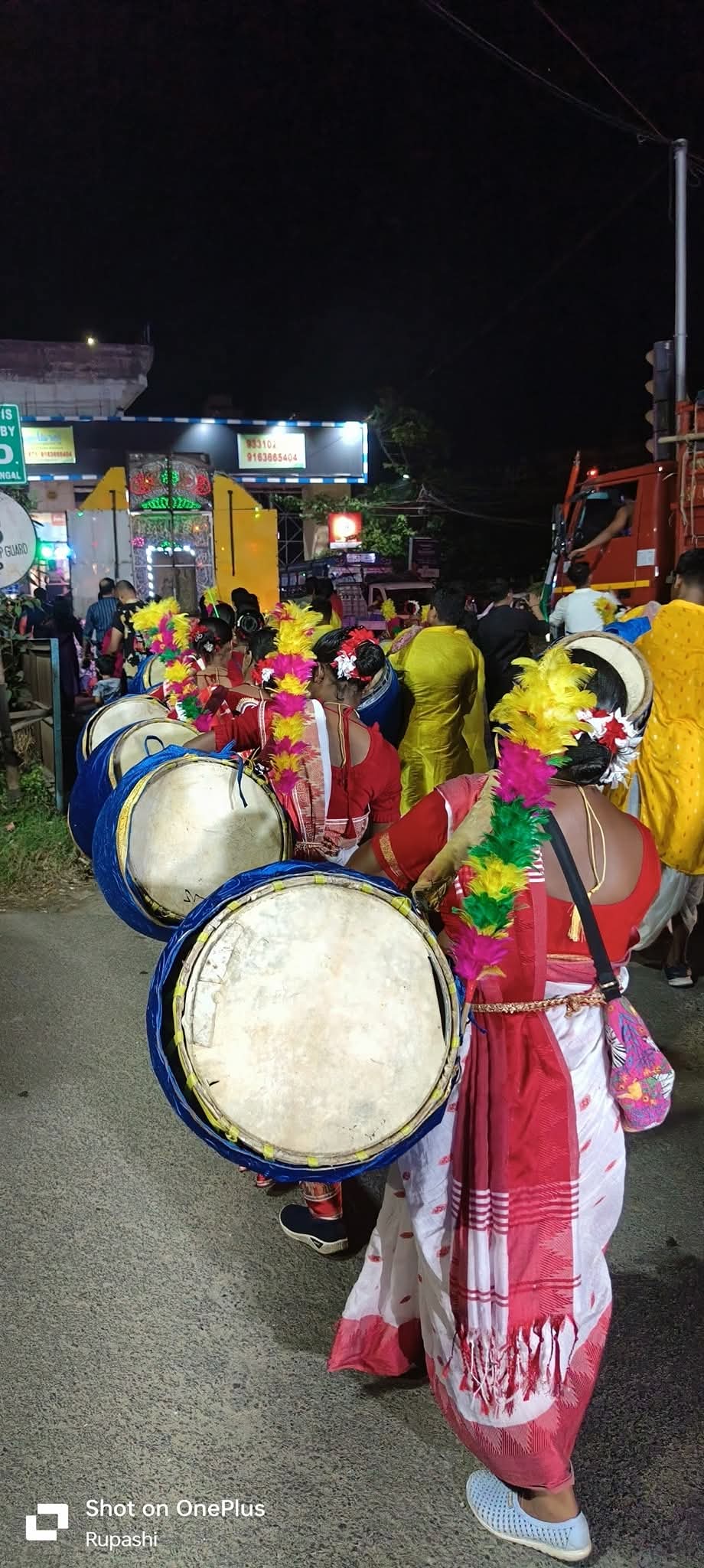 🥁✨ A Powerful Procession of Lady Dhakis — Tradition, Rhythm & Grace! ❤️